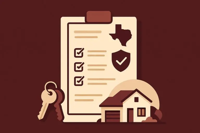Document representing security deposit law and compliance requirements, showing legal guidelines and accounting principles for Texas landlords.