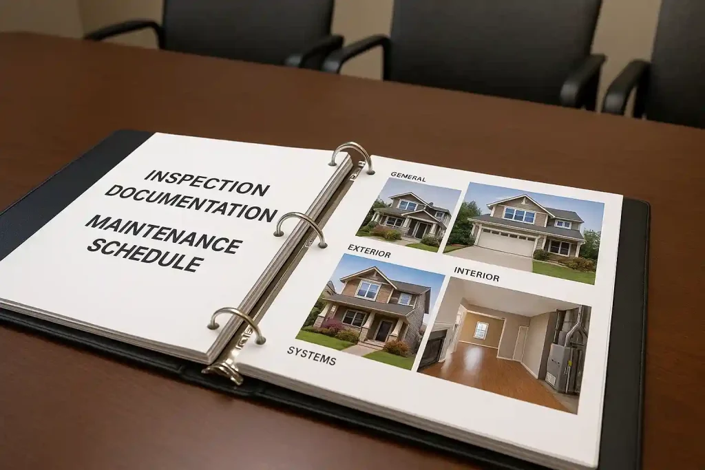 Dallas-Fort Worth rental properties in investor portfolio with inspection documentation and maintenance schedules